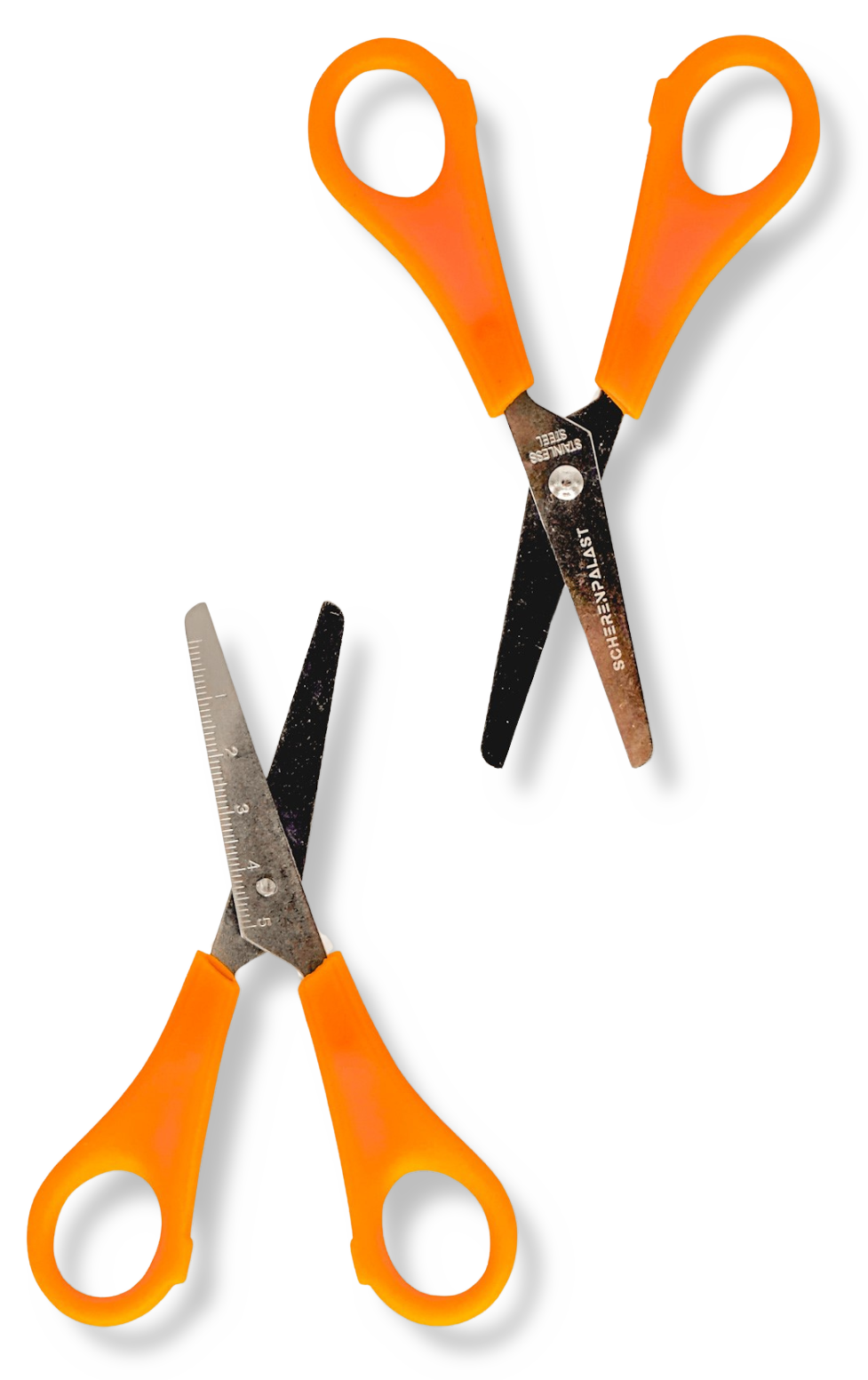 Doppelpack Bastelschere (orange)